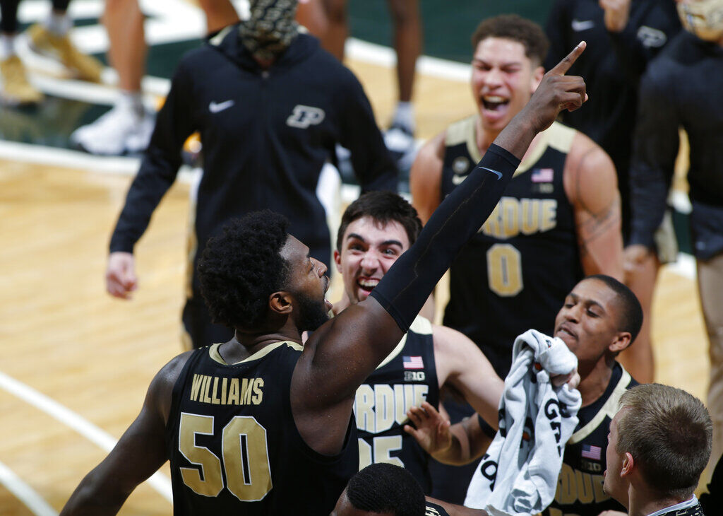APTOPIX Purdue Michigan St Basketball